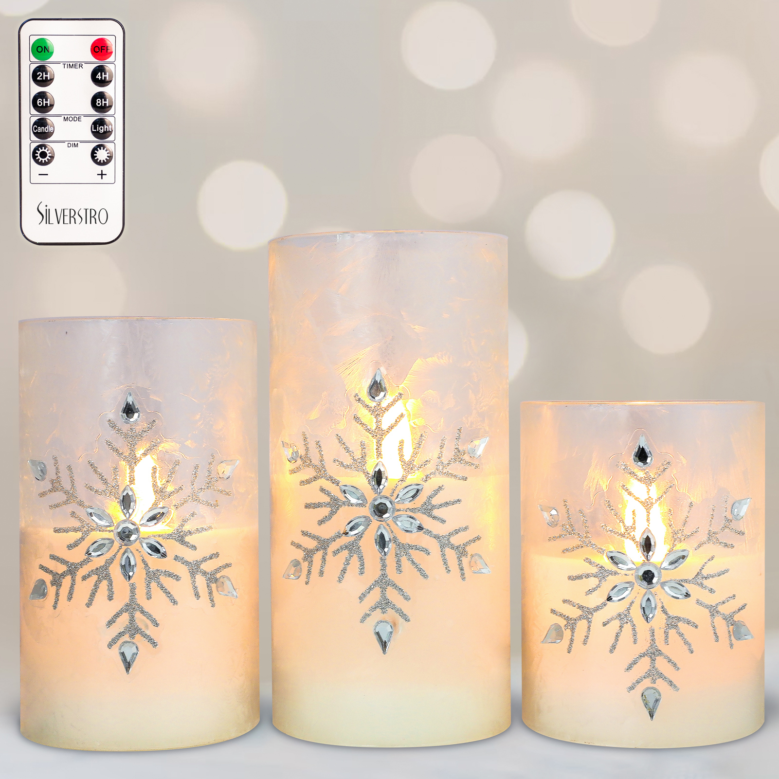 Kirkland signature flameless led candles with remote deals