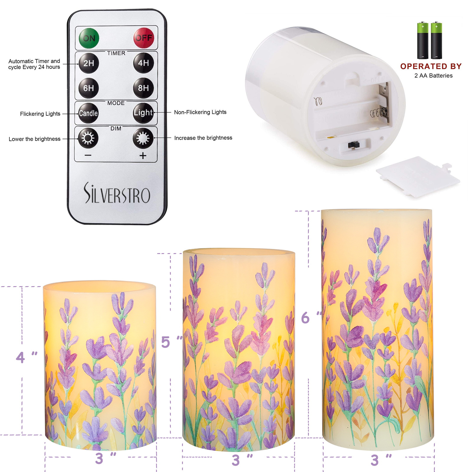 flameless candles with remote 2