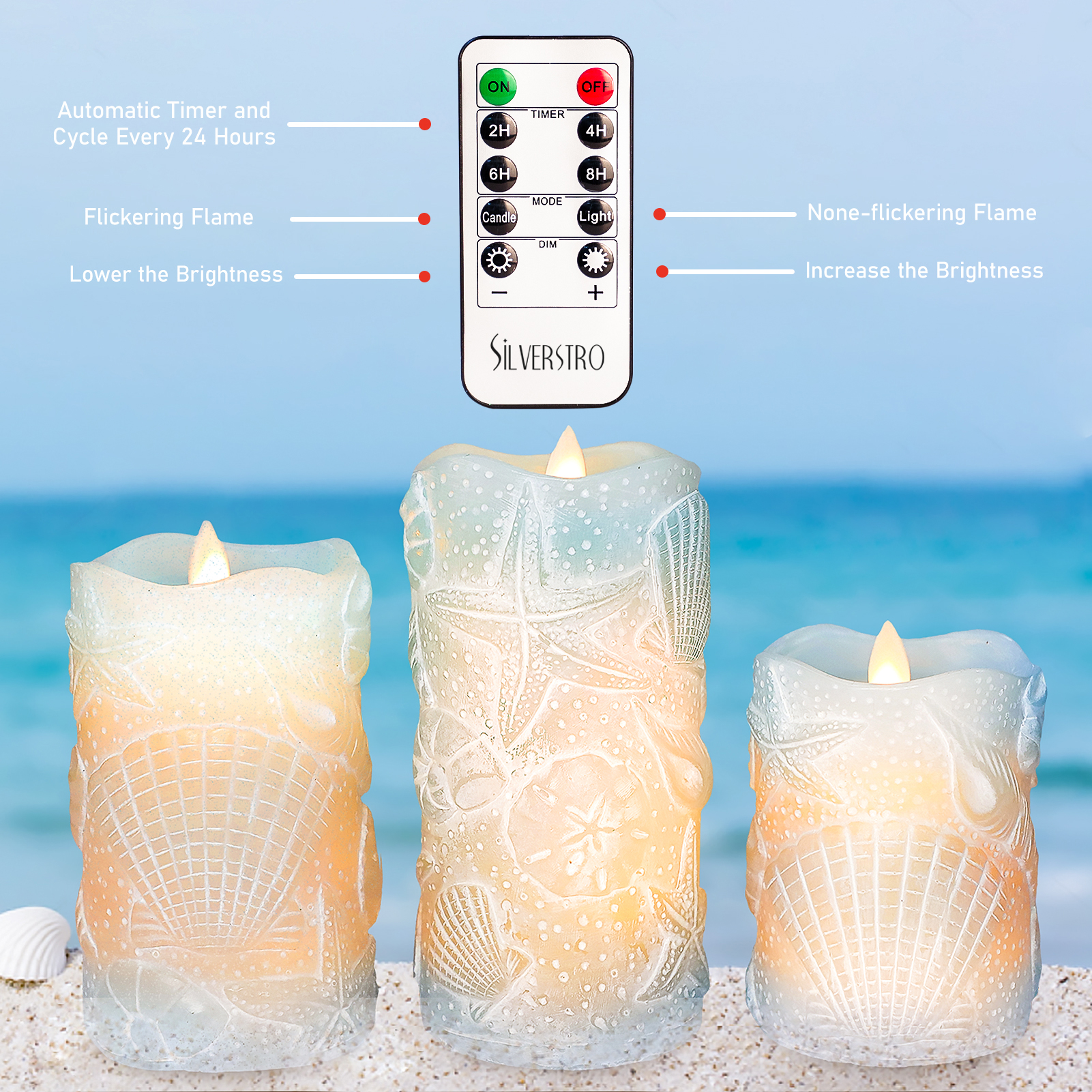 flameless candles with remote 38